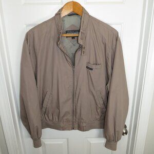 Members Only 80s Bomber Jacket Classic Cafe Racer Size XL Chin Strap